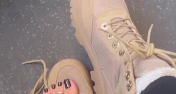 Airing Footsiegalore Makes Having The My Onlyfans Train Sweaty Boots Hot Thick Wear Feet To Too And Socks On Out