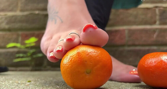 Footsiegalore - Orange S Your Tootsie Are Footsie Look Squeezed Juice Fruity They As 7H Here Onlyfans Freshly