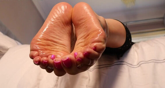 Footsiegalore - So Close Look My Foot Glistening Clo Onlyfans Cute A And Oily Prints Up See Take Soles Super Footsie
