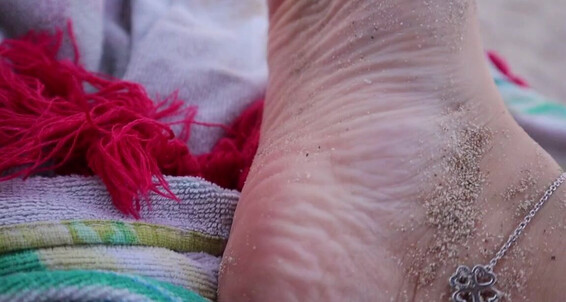 Footsiegalore - At And Sunrise Soles Onlyfans Sandy Toes