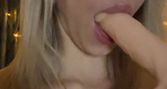 Poster for Sweetblondyvi Dildosucking Wetandmessy Of Blowjob Lot Sucking Saliva Dildo Blowjobs With Bigboobs Manyvids A