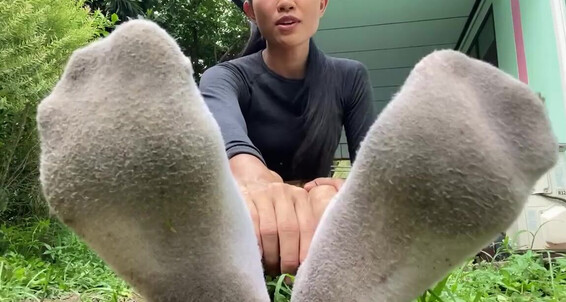 Goddessnutty2, Video: Onlyfans Slave Sock Stinky 1