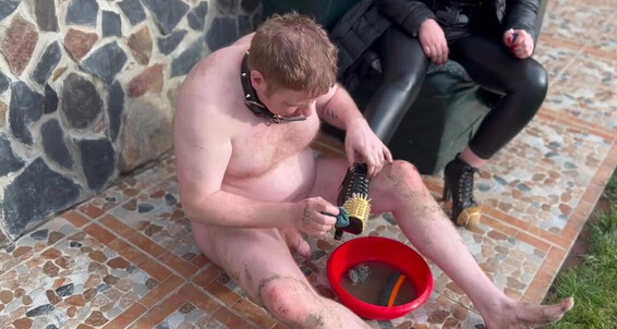 A Servant 2 Dirty Shoes Zeida Onlyfans Mistress Cleaning By