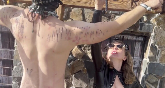 On Trained Part2 Cross Crucified With Wax Zeida Onlyfans Mistress Hot The Video