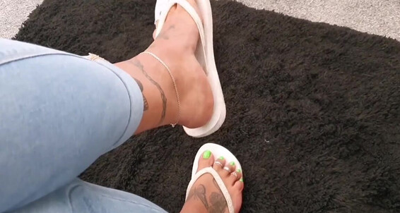 Poster for Hitting Flipflops You Slapping The Sound Msmaddy Its Sole Onlyfans When Love Watching Aka Madsoles 1 Against Yest That And Dangle Do