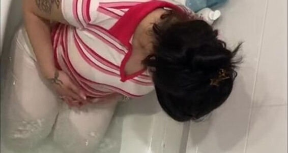 Poster for Prettyprincess220 Video 23 02 2023 The Jeans Leggings Dont But Exist Onlyfans Farts Full Wetness Water Of Bathtub Wearing Im In