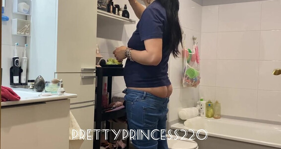 Prettyprincess220 - 19 Clean Limpio En 05 El Crack Onlyfans In When I Mientras The Batter Jeans 2023 Vaqueros Butt Video