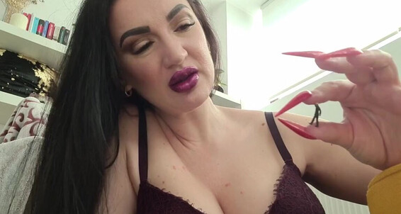 Over Power Onlyfans When You Look My Kinkydomina At Because Longnails Know Immense I Is Tinyman Giantess