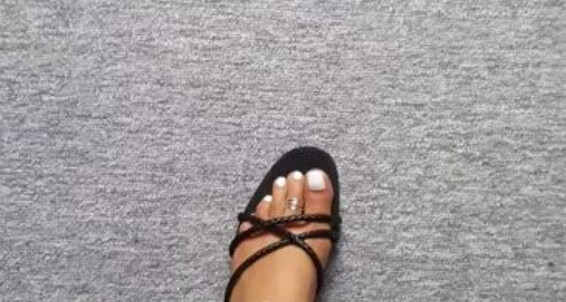 And Shoes White Feetbysherri Onlyfans Gucci Toes