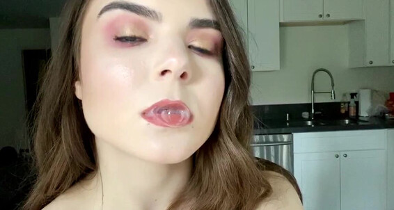 Meganmarxxx Bubbles Blowing Spit