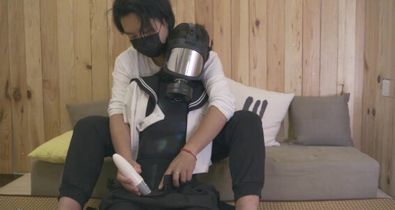 Jk Gasmask Bling Classmate Zentai Studio