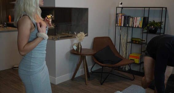 Kinky_Mistress2021, Video: Grey Long Kinky Busting Dress Mistress