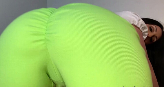 Lime Jiggling Fat Lopez Doggystyle These And Twerking This Green Natural Ass P Biker Shorts Luscious In