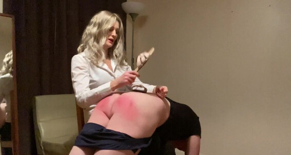 Dominascarlet, Video: I My A Save Husband To New Spanking Sandal Red Hand By Continue Use Followed Hard Paddle S