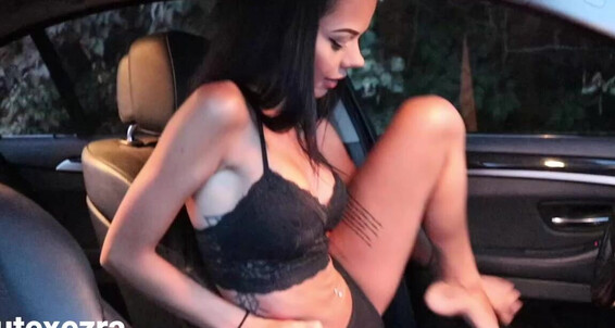 Cutexezra - Myself Fingering Car In The