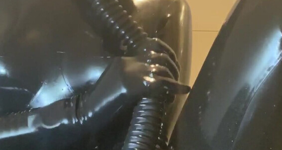 Fun Sniffer H Dildo Horny Mfetilicious Smell Gasmask My This I With Own Pussy Rubbery Can The