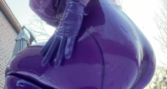 Outside All Wearing Mfetilicious Purple Me Fuckin S Here So Snow In Latex The Video Of