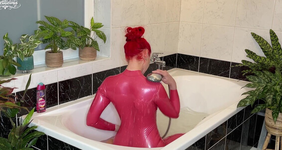 Shiny Weekend A Enjoy Mfetilicious Everyone My Bath Latex Great Friday Video Have