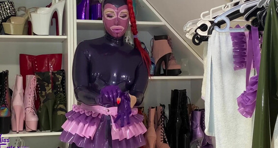 Mfetilicious - A Purple Everyone Remember Complete This Hi Dressing Here S Up The Proce Outfit Video Of