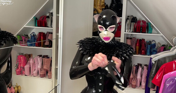 Mfetilicious - Myself A Kitty Thursday I M Black Transforming Into Today Transformation Rubber