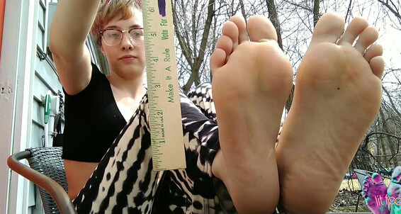 Princessbellasoles - Outdoors Fetish Foot My Eye Soles Glasses Manyvids Big Measuring Feet