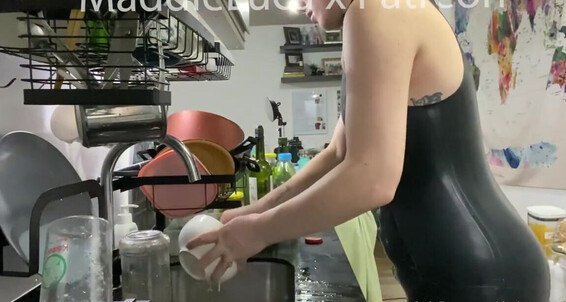 Thelatexgoddess - Catsuit Clean Watch Want My Me To In The Latex House