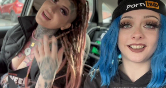 Alessa_Savage - Savage Lesbians Pt Finding Cars Phone Ft Riding With Alessa In The Pixiepeachvip Of