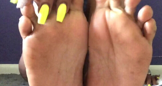 Queensizesexyfeet - Caressed Softly