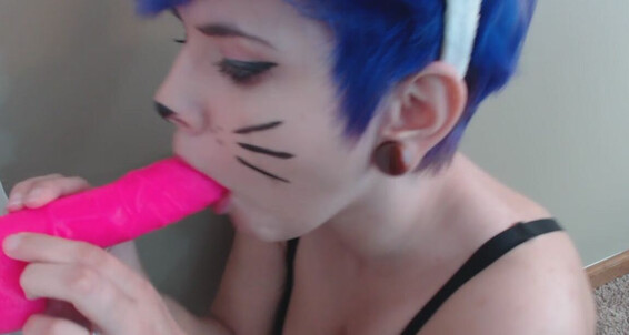 On Rydenarmani Kitty Gags Pink Ryden Cock