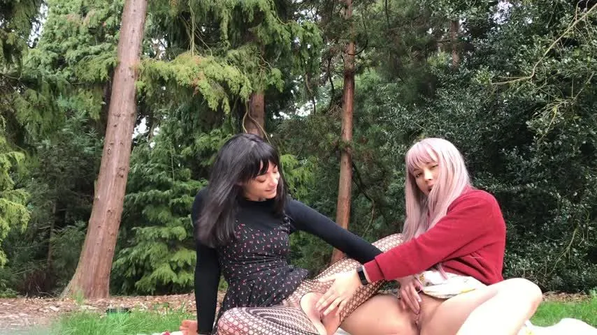 Public Outdoor, Public Flashing virtualgeisha public picnic flash and cum w my friend