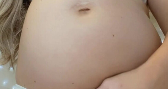 Little Shot From Pregnant And My Cozy I You Below Tease Weeks Pussy Through Rub Kittenkate Pa