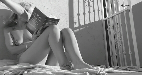 M1Ss_Ems - Reading Ss Btw Interesting Ems Sunbathing And M Book Naked