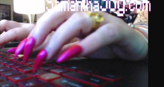 Nails My Me Asmr Long Fake You Typing With First G Sam Some Of