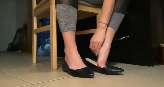 Servinggaia - Late Sexy Night Shoeplay Flats