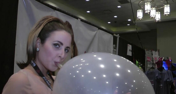 Iamhelenaprice - At Avn My This Is First Popping Balloons T