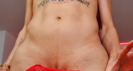 Aranxasmith - A Sexy Lingerie And Striptease Huge Load Night Red With