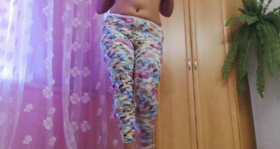 Bigbootymilf Leggings Shake In Booty Colorful