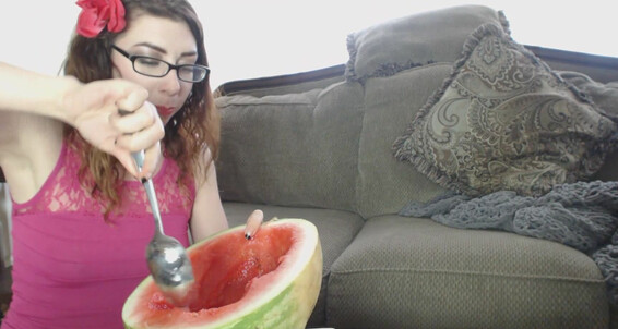 A Eats Half Sammy Watermelon Canadiansammy