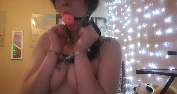 Frostyprincess And Cuffed Gagged