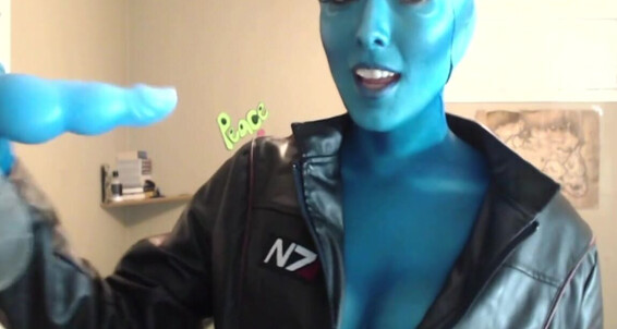 Asari Effect Tigger Cosplay Mass Rosey Show