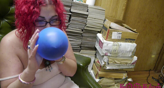 Blows A Kaitlink Eden And Up Blue Red Balloon