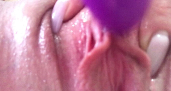 Kallmekrystal Clit And Cum Tease With Vibrator Closeup