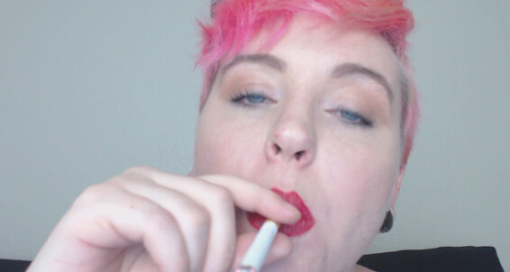 Miley May - May Up Cigarette Miley Close Smoking