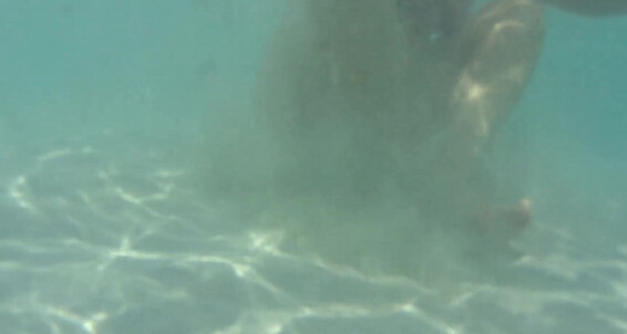 On Underwater Play Beach Caribean Naughty Christine