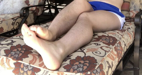 Horny_Hippie_ - Outdoor Horny Reclining And Foot I Playing Literally Hippie View