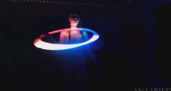 Ana Arwen - Goddess Ana Arwen Hooping Led Topless Circle