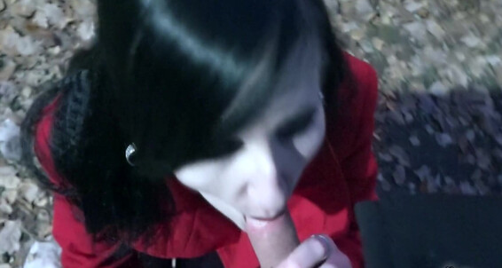 Blowjob Vampire Outdoors Anndarcy Sexy Gives Gothic