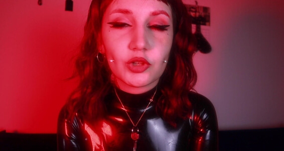 Chastity Girlfriend Femdom Manyvids Role Day Play You Holding Locks Dominatrixvera In & Latex Key Ex Valentine’S