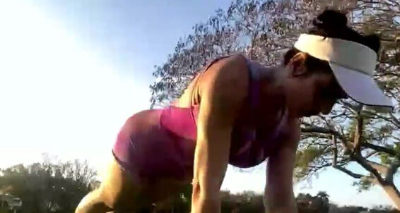 Kittibelle - At Stream Pm Sunset Yoga Stretch Started Kitti