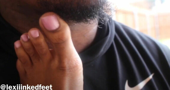 Dallasfootmodelsent - Imanireignx Sucking Goat The Toes